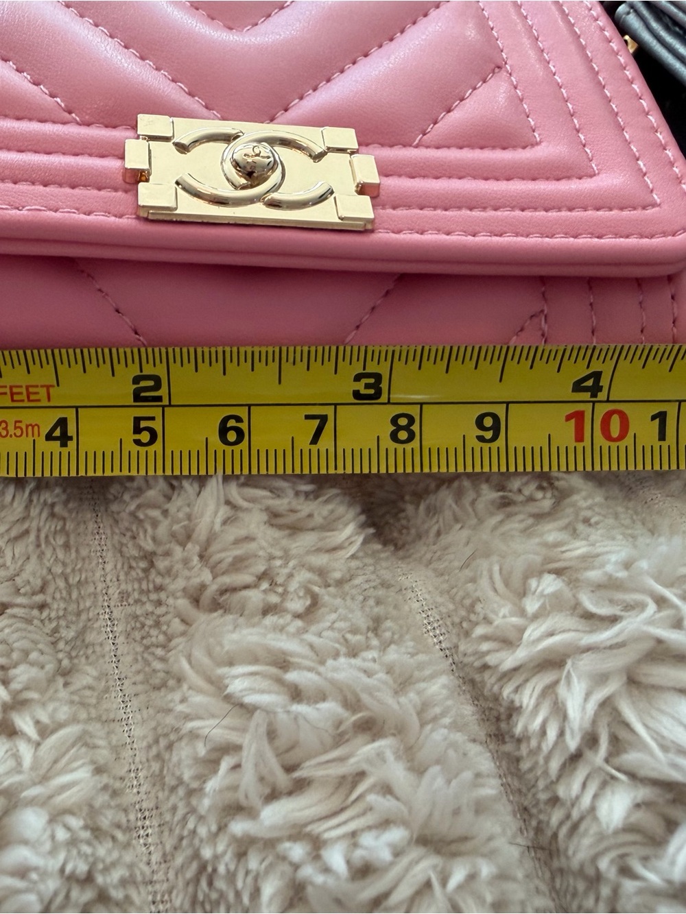 Pink Crossbody Chain Wallet - Picture 5 of 5
